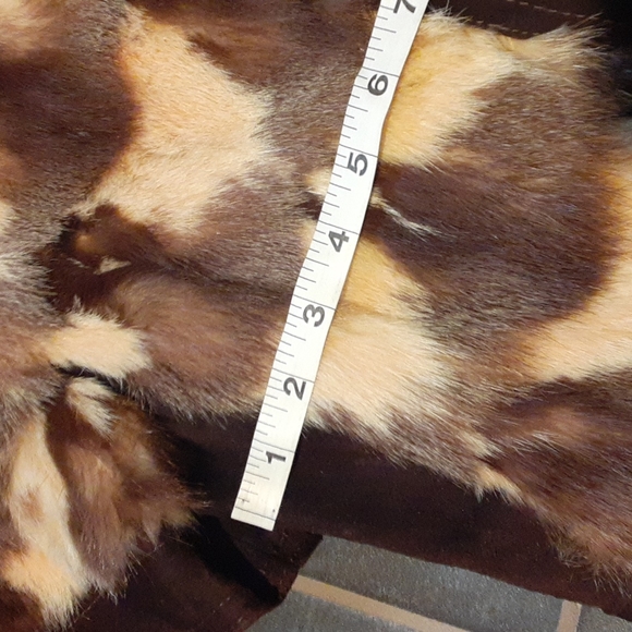 Vintage Fur & Suede Jacket - Picture 9 of 12